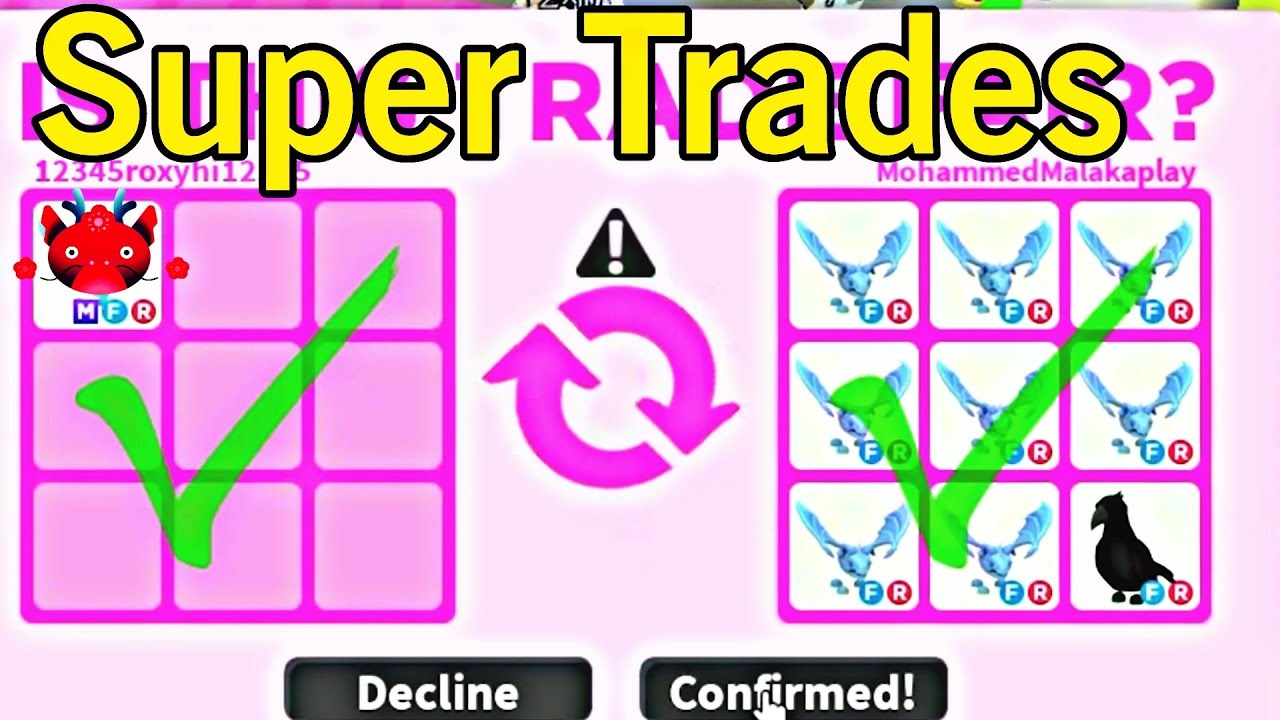 Amazing Super Happy Trades In Roblox Adopt Me 2023 