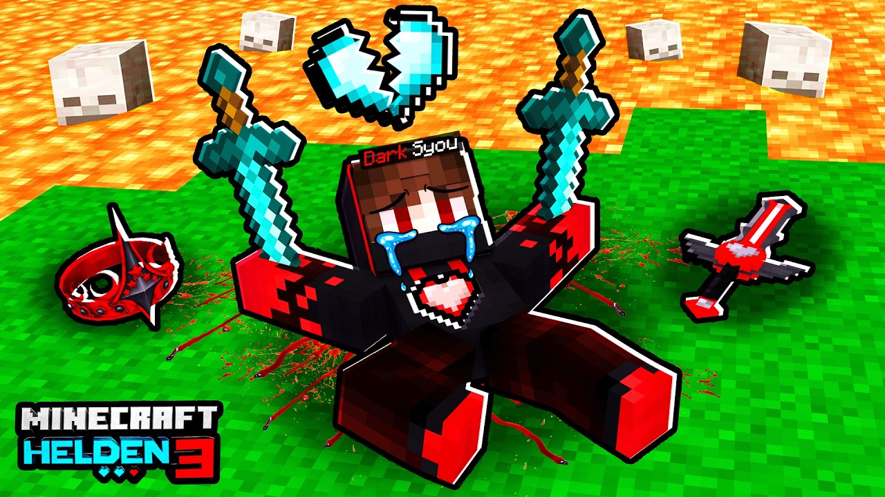 DARK SYou VERLIERT 2 HERZEN HINTEREINANDER! ICH KANN NICHT MEHR! (Minecraft HELDEN 3)