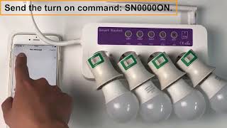 SC4-WLTE 4G Power Strip Smart Extension Sockets with Temperature & Humidity Auto Linkage Control