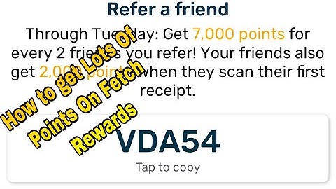 How to get a lot of points on fetch rewards