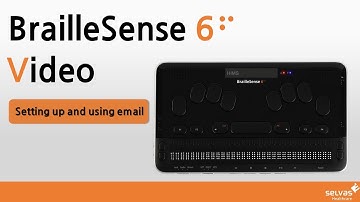 BrailleSense 6 Tutorial_03 Setting up and using email
