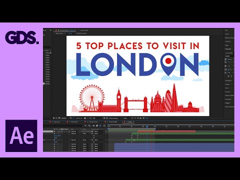 Animate a simple 2D Scene in After Effects Ep46/48 [Adobe After Effects for Beginners]