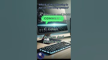 Which of the following is not an operating system?#QuestionOfTheDay, #TechQuiz, #Shorts,
