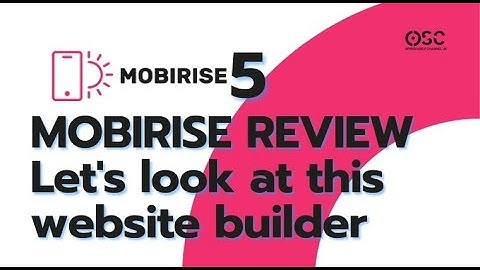 Mobirise Review & short Demo of the best HTML website builder