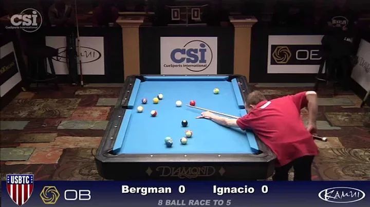 2015 USBTC 8-Ball: Justin Bergman vs Jeffrey Ignac...