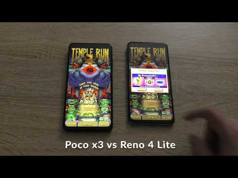 POCO X3 vs OPPO Reno4 Lite: Comparison - speed test and camera comparison