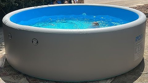 Amazon Premium inflatable swimming pool IPOOLGO 12*4ft size Portable swimming pool 🏊‍♂️ ✅