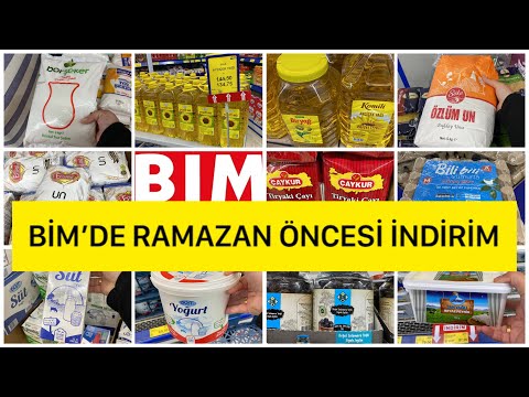 BİM’DE RAMAZAN İNDİRİMLERİ BAŞLADI | BİM GÜNCEL FİYATLI TEMEL GIDA ÜRÜNLERİ