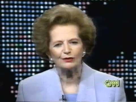 Margaret Thatcher "Larry King Live" 1995 (3)