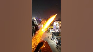 Avoided an accident 🥺Diwali rocket took wrong direction #viral #youtubeshorts #firecracker