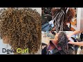 I Dyed My Hair! Getting Pintura Highlights In My Curly Hair | Azlia Williams