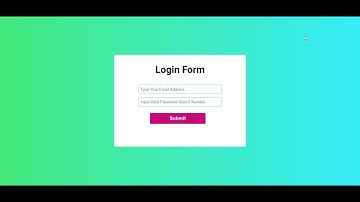 Email & Password Validation Check Using Vanilla Javascript