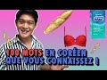 100 mots  en coren que vous connaissez forcment