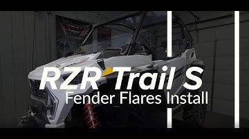 How to install SuperATV Fender flares on a Polaris RZR Trail S 1000/ RZR S 900