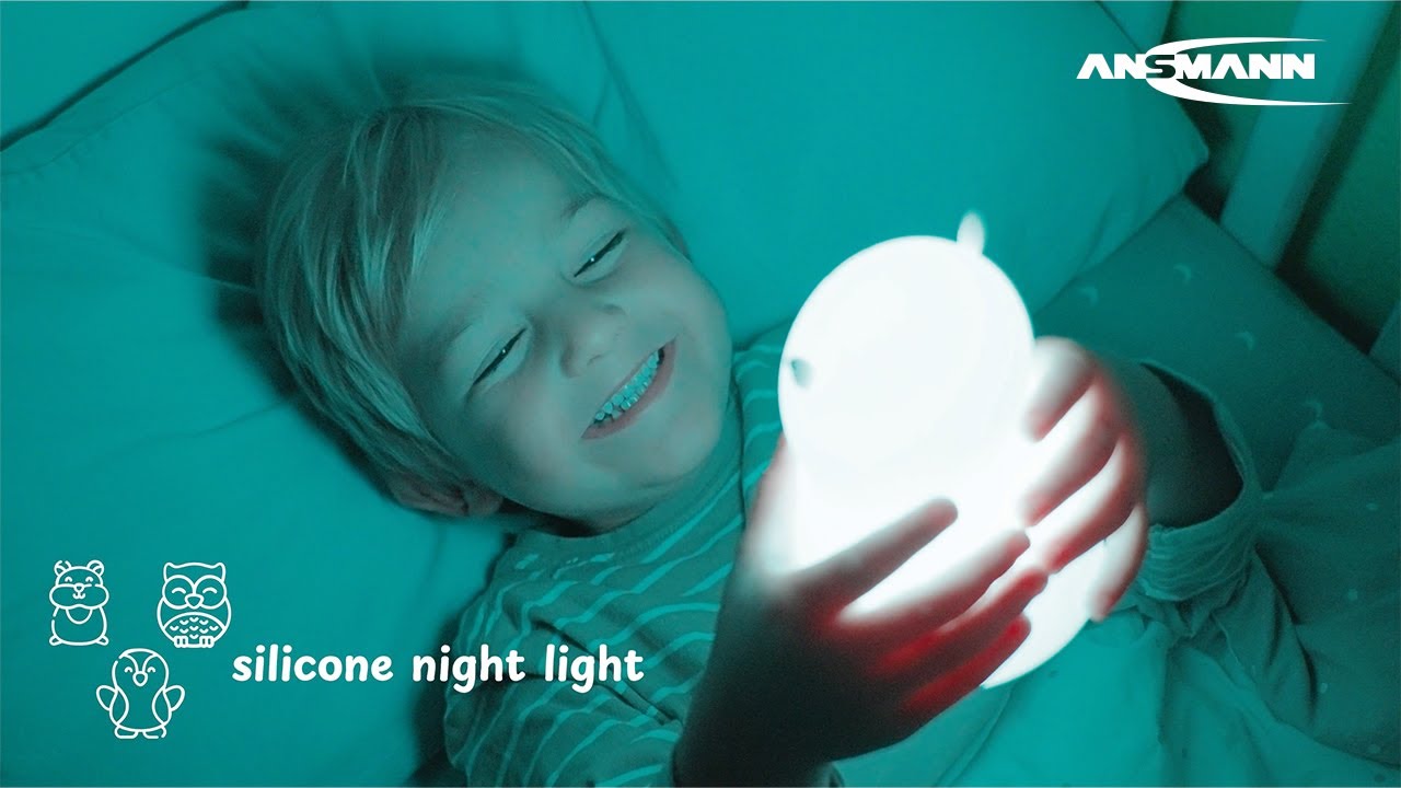 ANSMANN silicone night lights: Sweet sleep aid for your child! 🐾🌙