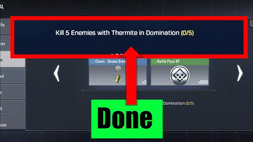 Kill 5 enemies with thermite in domination