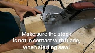 Beginner Scroll Saw demonstration:  jigsaw puzzle pattern