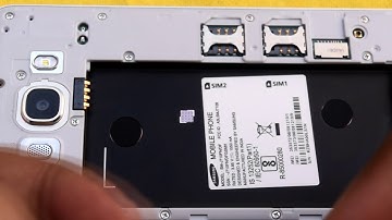 How to Insert Simcard and SD card in Samsung Galaxy On8