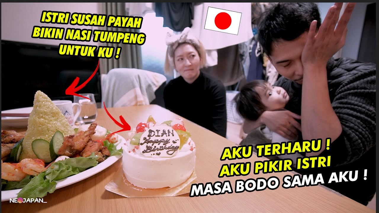 ISTRI JEPANG BIKIN KEJUTAN UNTUK KU ‼️ DI BUATKAN NASI TUMPENG ! Aku TERHARU🥺