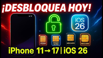 🔓 Nuevo método 2025: Desbloquea iPhone 11 al 17 en iOS 26 con RSIM + MKSD + Heicard