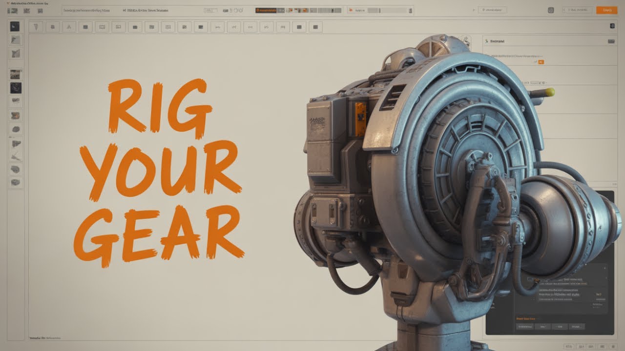 How To Rig Gear In Maya (For Beginners) - YouTube