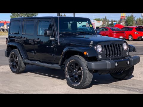 2014 Jeep Wrangler Unlimited Altitude Blackout Edition - Soft Top Included!  - YouTube