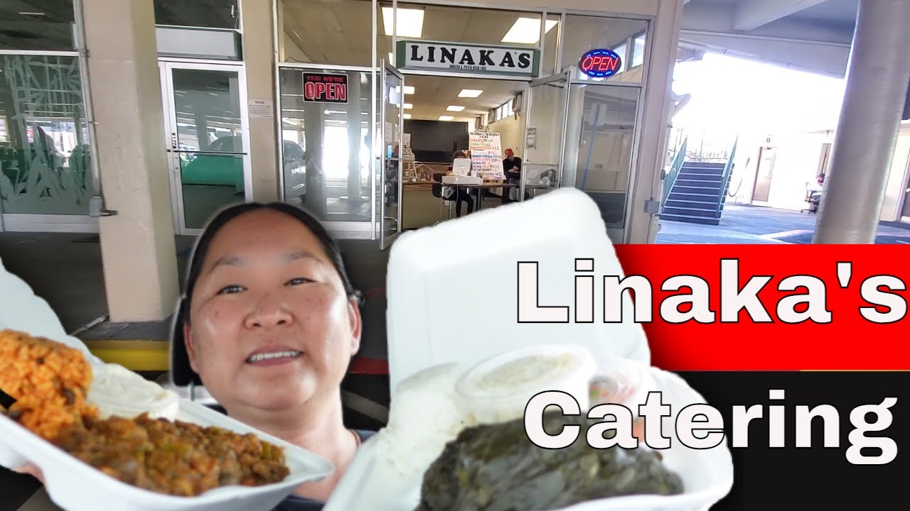 Linaka's Catering Aiea Pastele Stew Lau Lau Plate Lunch YouTube