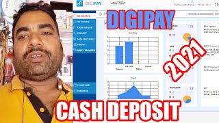 DIGIPAY main Cash deposit kaise kare DIGIPAY Cash Deposit Option Activated 2021