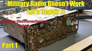 Militaire radio RT-834 met een probleem met de ontvangst- en zendfrequentie - Laten we het repare...