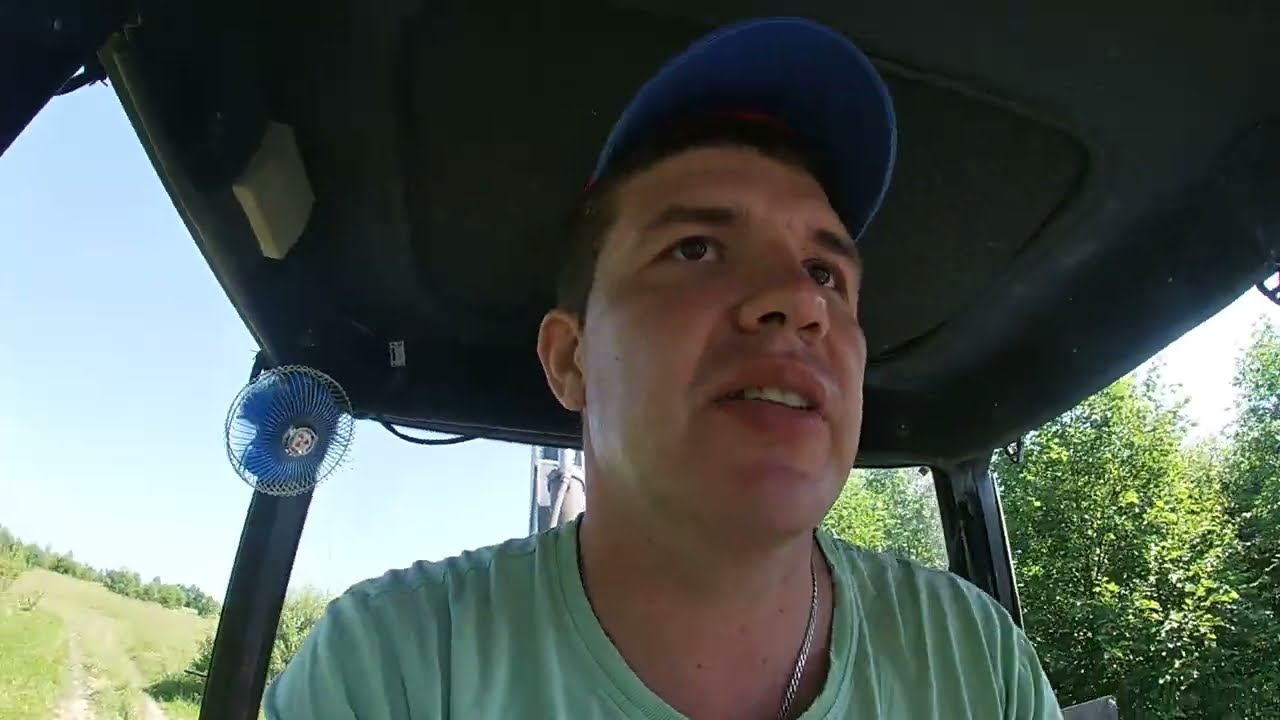 Экскаватор МТЗ .Первые заказы после ремонта.