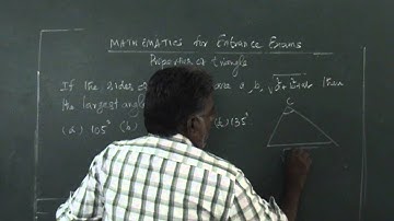 Mathematics for Engineering entrance exams (9) Properties of a triangle