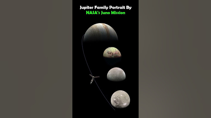 Jupiter Family Portrait By NASA's Juno Mission