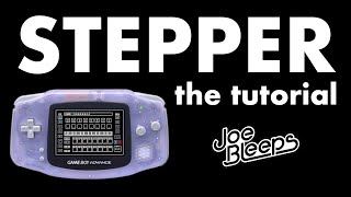 STEPPER tutorial - how to use the Game Boy Advance 16-step sequencer screenshot 4