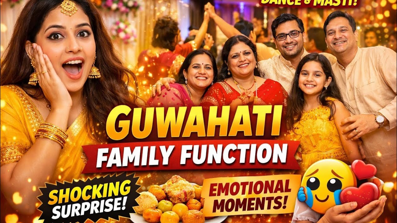 Hum Gaye Guwahati Family Function Mein 😍 | Travel + Celebration Vlog