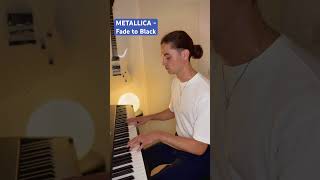 Metallica - FADE TO BLACK (Piano Cover)