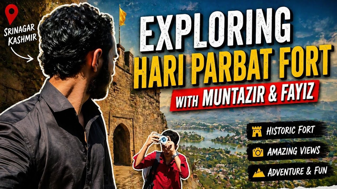 EXPLORING HARI PARBAT FORT SRINAGAR KASHMIR #kashmir #travel #nature #fort 
