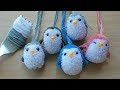 ทำตุ๊กตาปอมปอม-เพนกวินมุ้งมิ้ง : How to Make A LittlePenguin PomPom