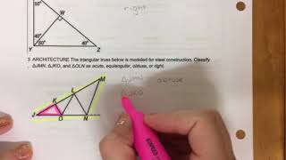 Unit 4, Lesson 1: Classifying Triangles