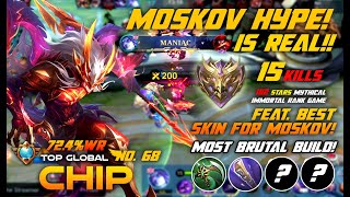 MOSKOV HYPE IS REAL! FEAT. BEST SKIN WITH MOSKOV! FEEDER TEAMATE? NO PROBLEM!! MANIAC MOSKOV BUILD!!