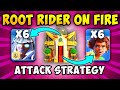 TH16 Attack Strategy With *Root Rider + Electro Titan* Super Archer Blimp!!  in Clash Of Clans