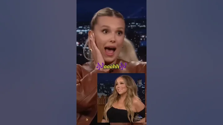 Mariah Carey reacts to Millie Bobby Brown's impres...