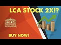 LCA Stock to $40!? BUY NOW!! Merger News!!