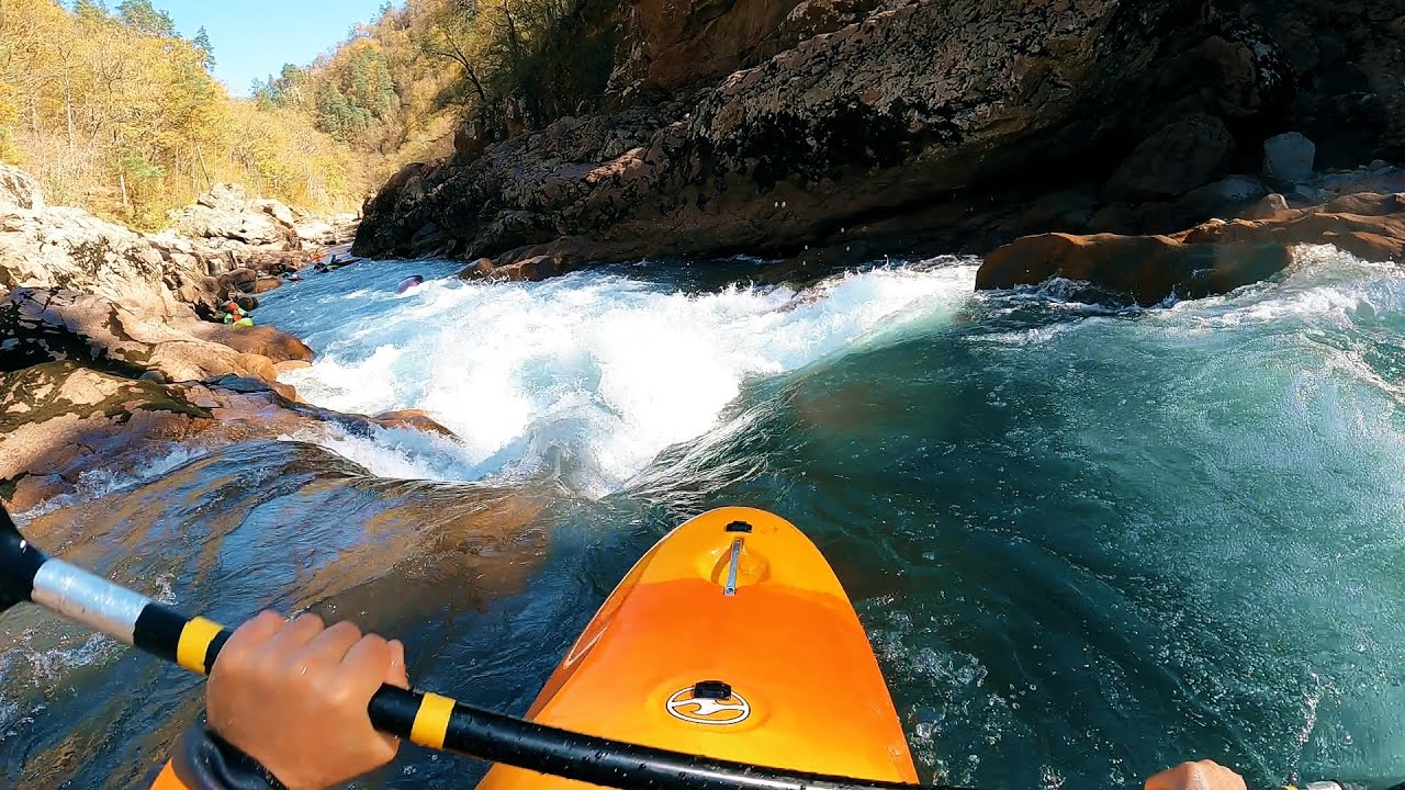 Река Белая \\ Сплав по живописному каньону \\ Северный Кавказ, Адыгея ...