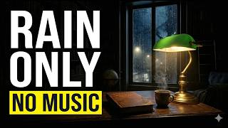 2 Hour Study With Me Rain Only No Music Pomodoro 50 10 Focus Session