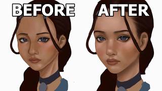 Drawing Katara -- How to add realism but keep it stylized!
