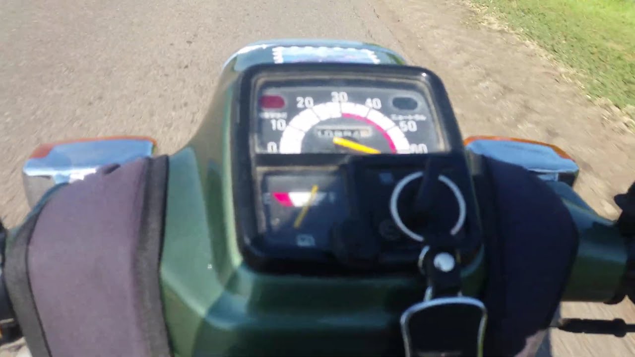 Yamaha town mate 50 (max speed)максимальная скорость,разгон.