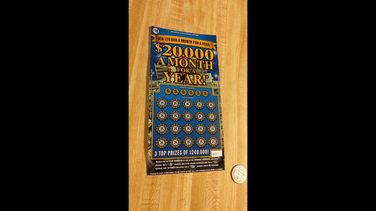 Winning Lottery Scratch Ticket? Stop Motion 