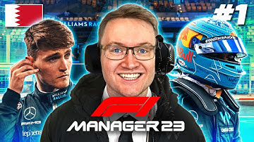 F1 Manager 2023 CAREER MODE EP 1: WILLIAMS VS THE WORLD BEGINS!