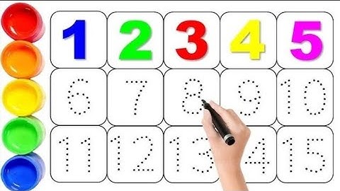 Tracing Numbers 1 to 20 | Learn Counting for Kids | 1 to 20 Writing Practice for Toddlers
