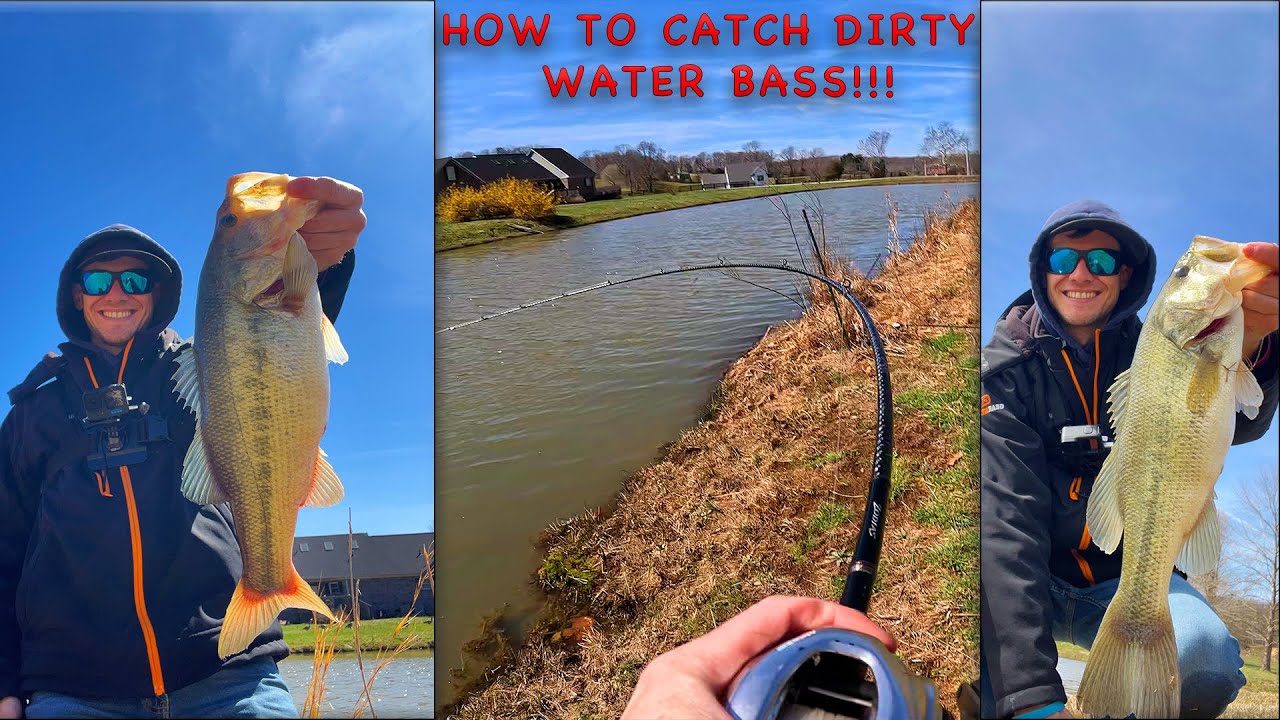 HOW TO CATCH BASS IN DIRTY WATER!!!